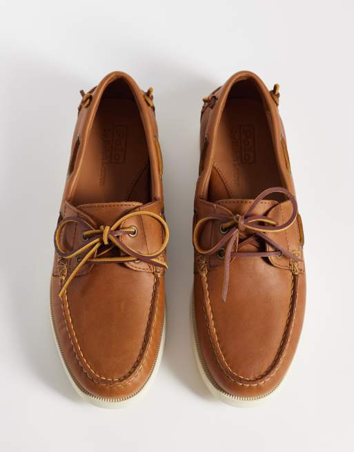 Polo Ralph Lauren Merton Bootsschuhe in Hellbraun, 2 von 4