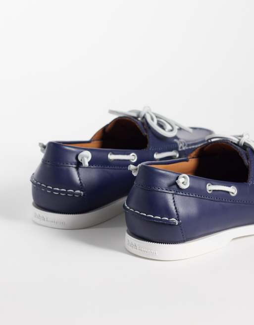 Polo Ralph Lauren Merton Bootsschuhe in Marineblau, 4 von 4