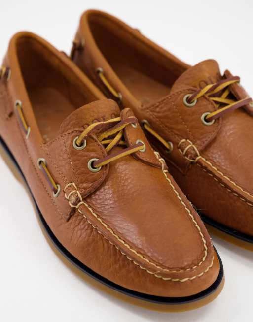 Polo ralph lauren outlet merton leather boat shoe