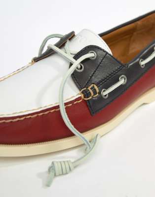 ralph lauren merton leather boat shoe