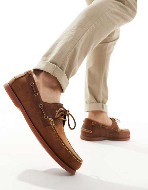 Polo Ralph Lauren - Merton - Scarpe da barca colore marrone