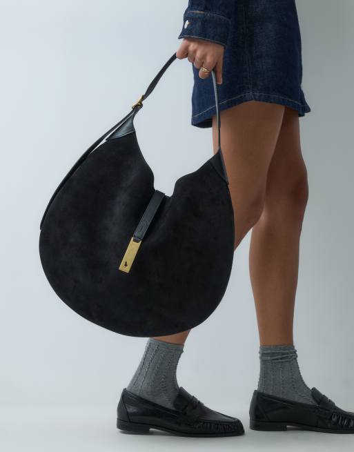 Polo Ralph Lauren middelgrote schoudertas in zwart, 3 van 5