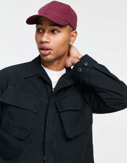 Polo Ralph Lauren military ripstop overshirt in black