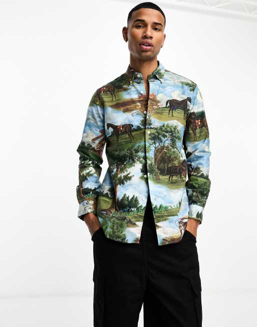 Polo hotsell printed shirts