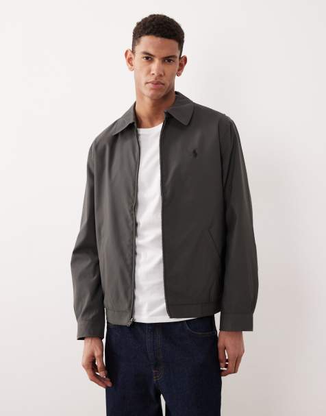 Polo Ralph Lauren – Mörkgrå, rymlig vindjacka med ikonlogga - view 1