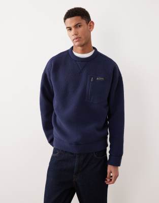 Polo Ralph Lauren - Mountain - Langärmliger Pullover in Marineblau kariert