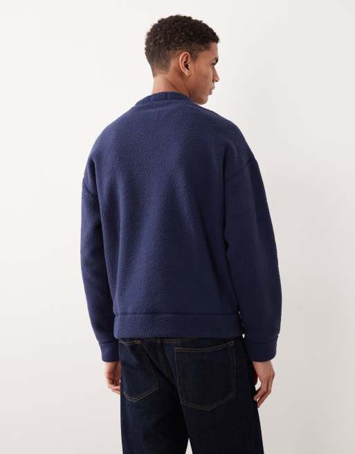 Polo Ralph Lauren – Mountain – Langärmliger Pullover in Marineblau kariert, 3 von 5