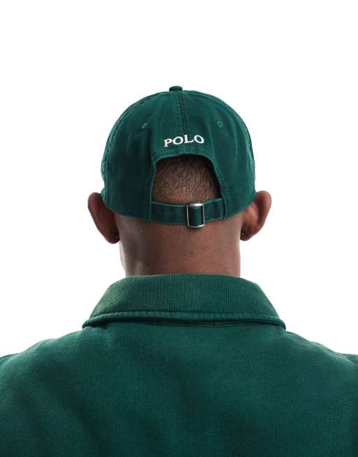 Polo Ralph Lauren - Mørkegrøn baseballcap i twill med ikonlogo, 2 af 4