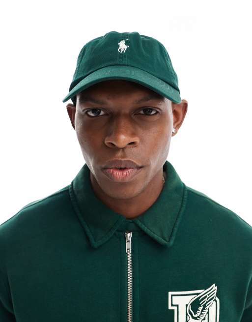 Polo Ralph Lauren - Mørkegrøn baseballcap i twill med ikonlogo, 3 af 4