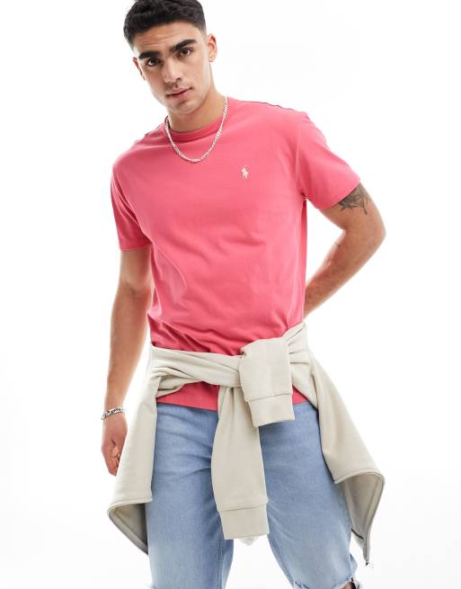 Polo Ralph Lauren - Mørkegrøn T-shirt med logoikon i kraftigt stof i klassisk, oversized pasform