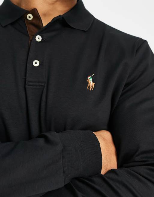 Shirt Polo Ralph Lauren Black size M International in Cotton - 40734217