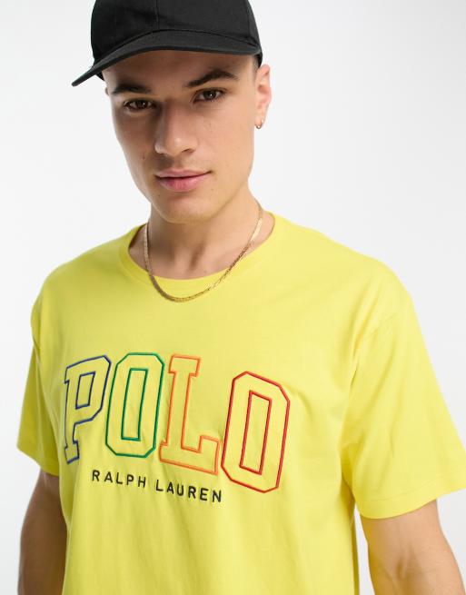 Yellow ralph lauren discount polo t shirt