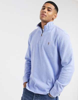 ralph lauren half zip blue