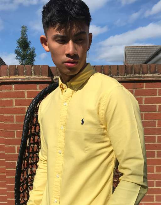 ralph lauren yellow shirt