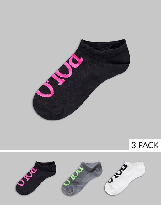 Polo Ralph Lauren neon 3 pack socks in multi