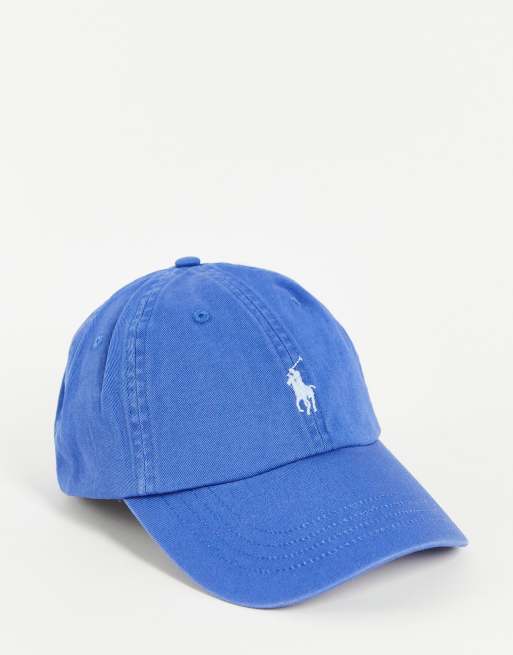 Polo Ralph Lauren – Niebieska czapka z daszkiem z logo
