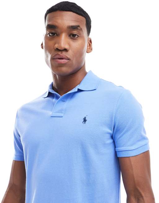 Polo Ralph Lauren – Niebieska koszulka polo z krótkimi rękawami