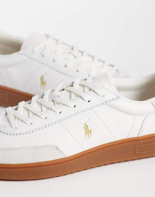 Polo Ralph Lauren niedrige Sneaker in Weiß, 3 von 5
