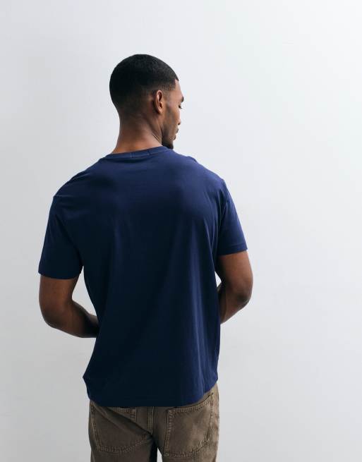 Polo Ralph Lauren NY script print t-shirt in navy, 3 of 5