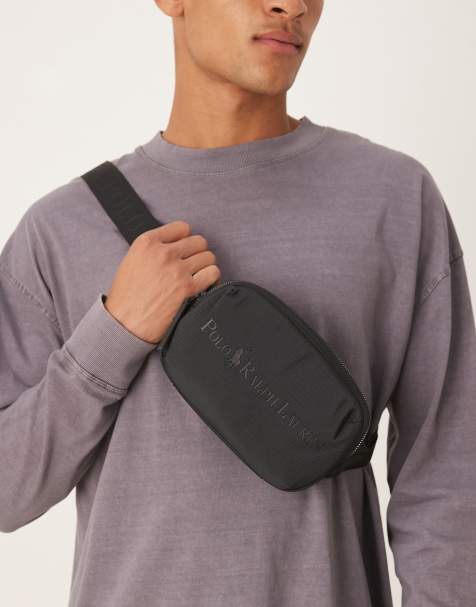 Polo Ralph Lauren – Nylon-Gürteltasche in Schwarz mit Logo - view 1