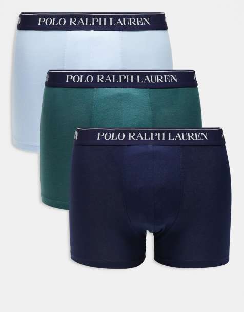 Polo Ralph Lauren – Olikfärgade trunks med logga på midjebandet, 3-pack - view 1
