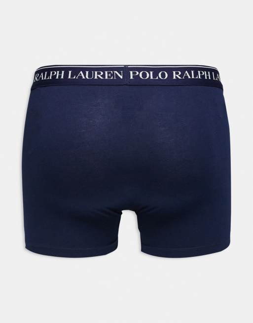 Polo Ralph Lauren – Olikfärgade trunks med logga på midjebandet, 3-pack, 3 av 3