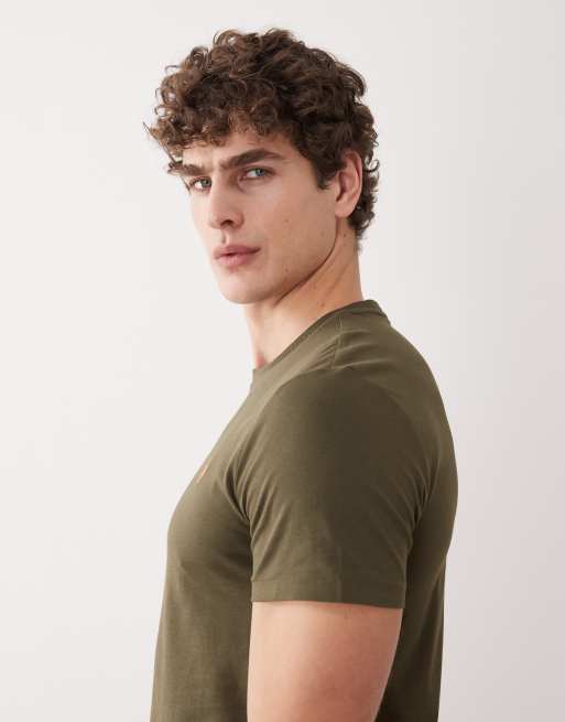 Polo Ralph Lauren - Olivengrøn figursyet skjorte med logoikon, 4 af 5