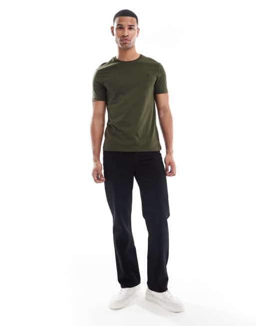 Polo Ralph Lauren – Oliwkowy T-shirt z logo, 2 z 5