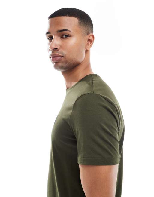 Polo Ralph Lauren – Oliwkowy T-shirt z logo, 3 z 5