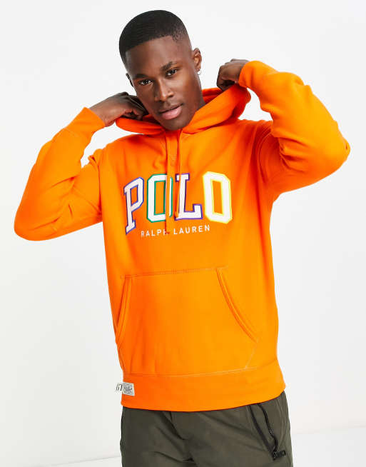 Orange polo online hoodie