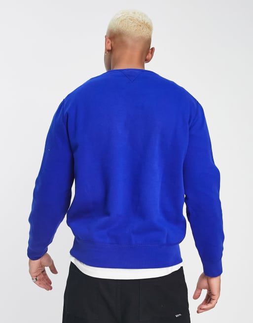 Polo Ralph Lauren ombre logo fleece sweatshirt in royal blue