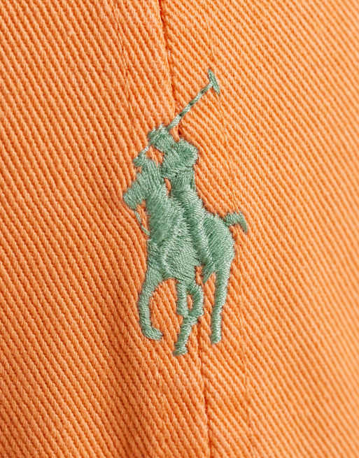 Polo Ralph Lauren – Orange baseballkeps med ikonlogga, 2 av 3