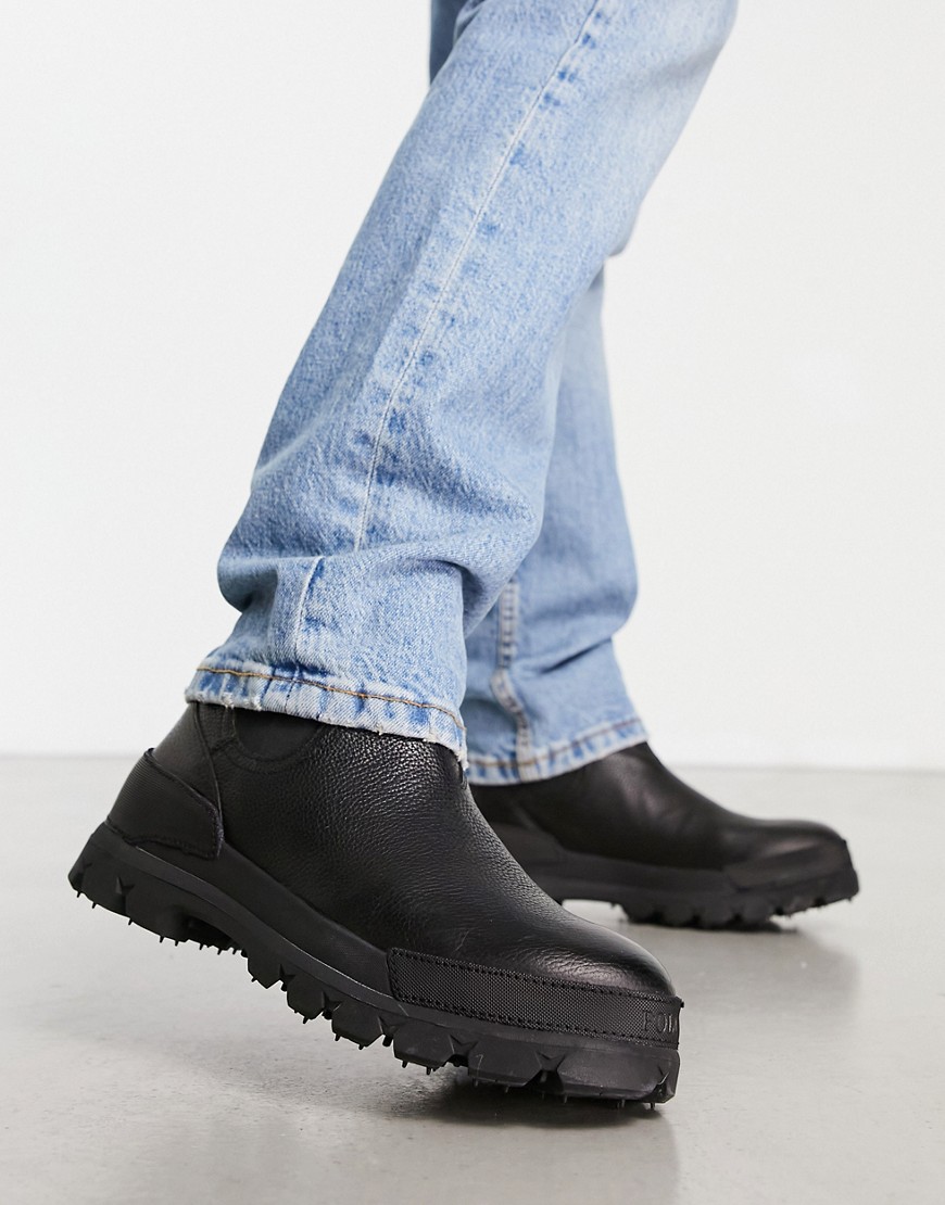 Polo Ralph Lauren oslo chunky chelsea boot in black
