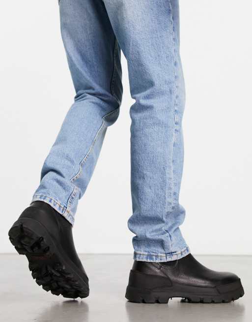 Polo Ralph Lauren – Oslo – Svarta, grova chealseaboots, 2 av 4