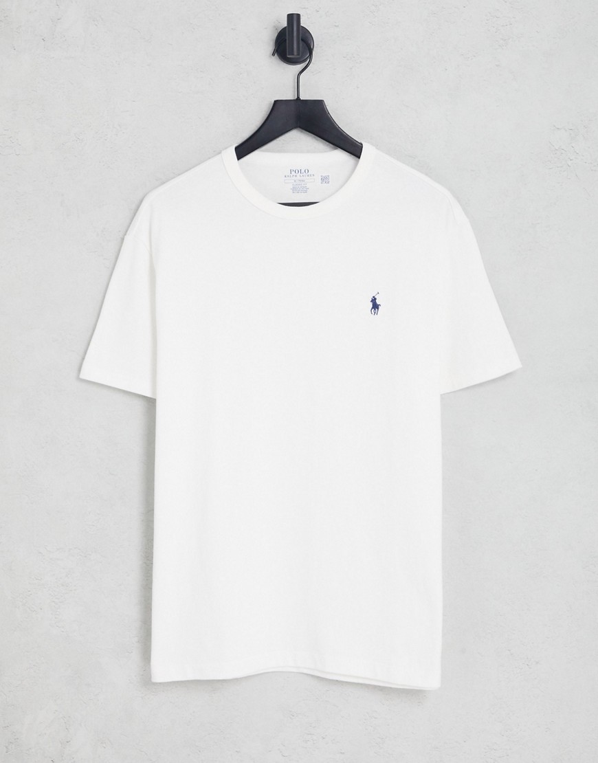 Polo Ralph Lauren oversized heavyweight t-shirt in white with pony logo