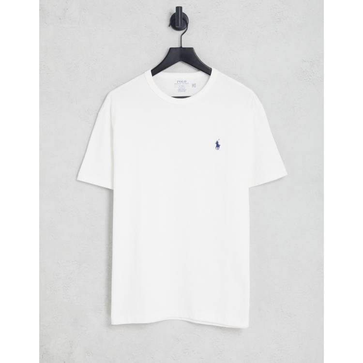 Polo Ralph Lauren oversized heavyweight t shirt in white with pony