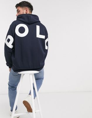 polo ralph lauren navy hoodie