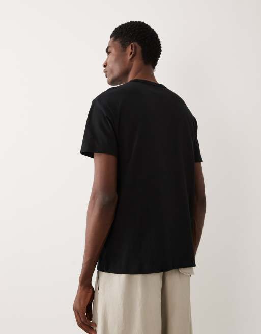 Polo Ralph Lauren - Oversized og kraftig sort T-shirt med ikonlogo, 3 af 5