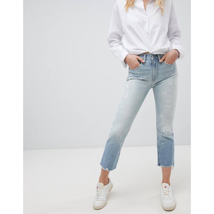 Polo Ralph Lauren Paint Splat Raw Hem Jeans | ASOS