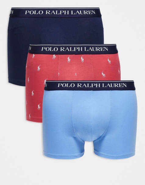 Polo Ralph Lauren - Pakke med 3 par boksershorts i forskellige farver med logo-taljebånd - view 1
