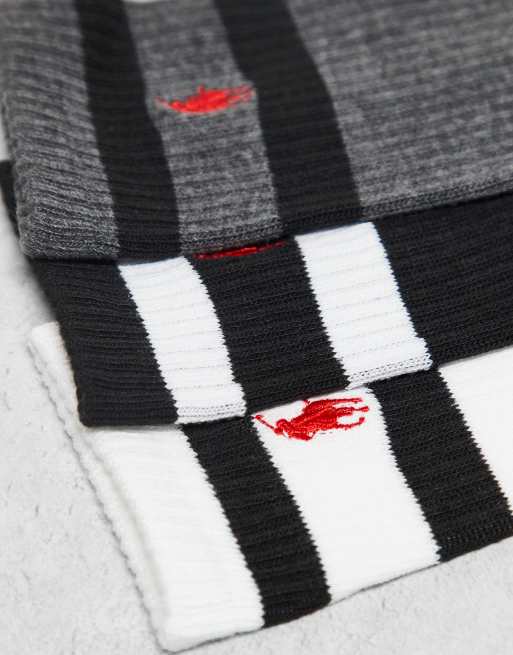 Polo Ralph Lauren - Pakke med 3 par multifarvede sokker, 2 af 3