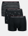 Polo Ralph Lauren - Pakke med 3 par sorte boksershorts med forskellige mønstre - view 1