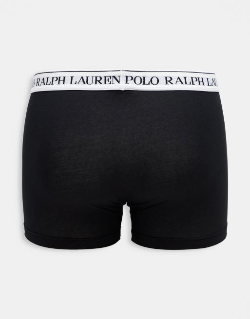 Polo Ralph Lauren - Pakke med 3 par sorte boksershorts med logolinning, 3 af 4
