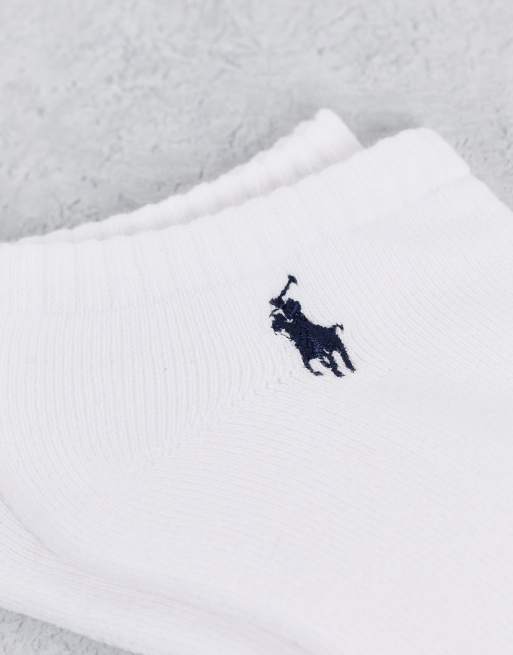 Polo Ralph Lauren - Pakke med 6 hvide ankelsokker med ponylogo, 4 af 4