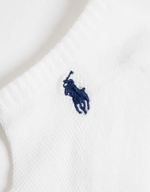Polo Ralph Lauren pakke med 6 logo-ankelsokker i hvid, 2 af 3