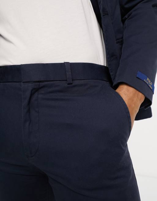 Pantalon ralph lauren online bleu marine