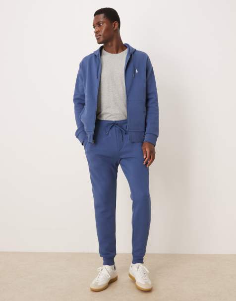 Polo Ralph Lauren - Pantalon de jogging en double maille avec logo emblématique - Bleu marine - view 1