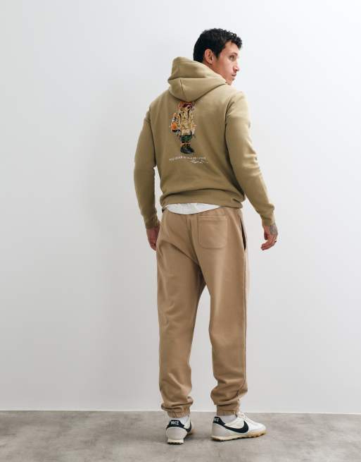 Polo Ralph Lauren pantalon de jogging épais coupe décontractée beige, 4 de 5