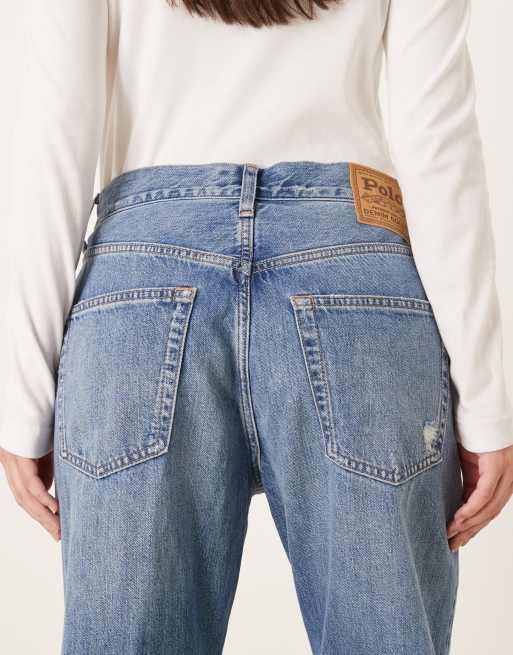 Polo Ralph Lauren - Pantalon droit décontracté - Bleu moyen, 5 de 5