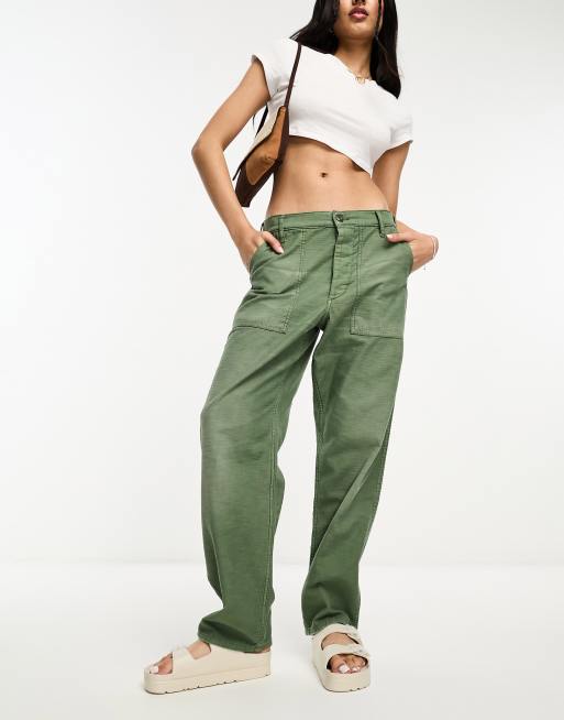 Polo Ralph Lauren - Pantalon style militaire plat sur le devant - Vert olive, 2 de 4
